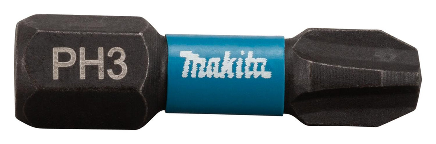 2 Puntas Impact Black PH3 25mm - Makita - Herram.cl