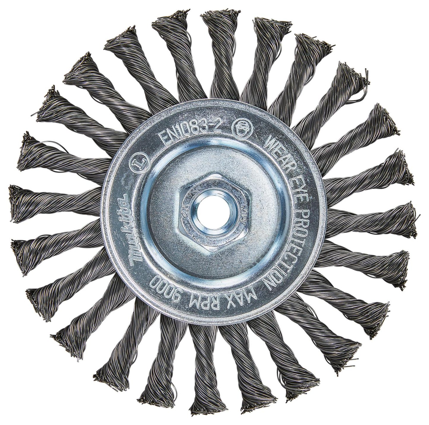 Grata Circular Plana Acero Trenzada 150x0,5mm / M14 - Makita - Herram.cl