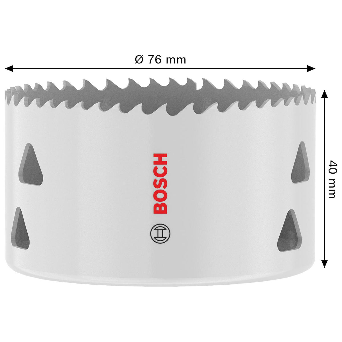 Sierra Copa BI-Metal Bosch Multi Material Ø 76 mm (3'') - Herram.cl