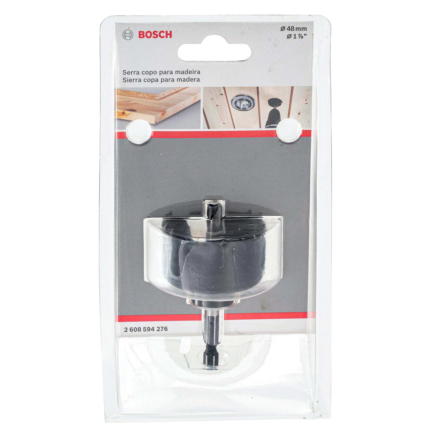 Sierra Copa Para Madera Con Adaptador 48mm (1 7/8'') Bosch - Herram.cl