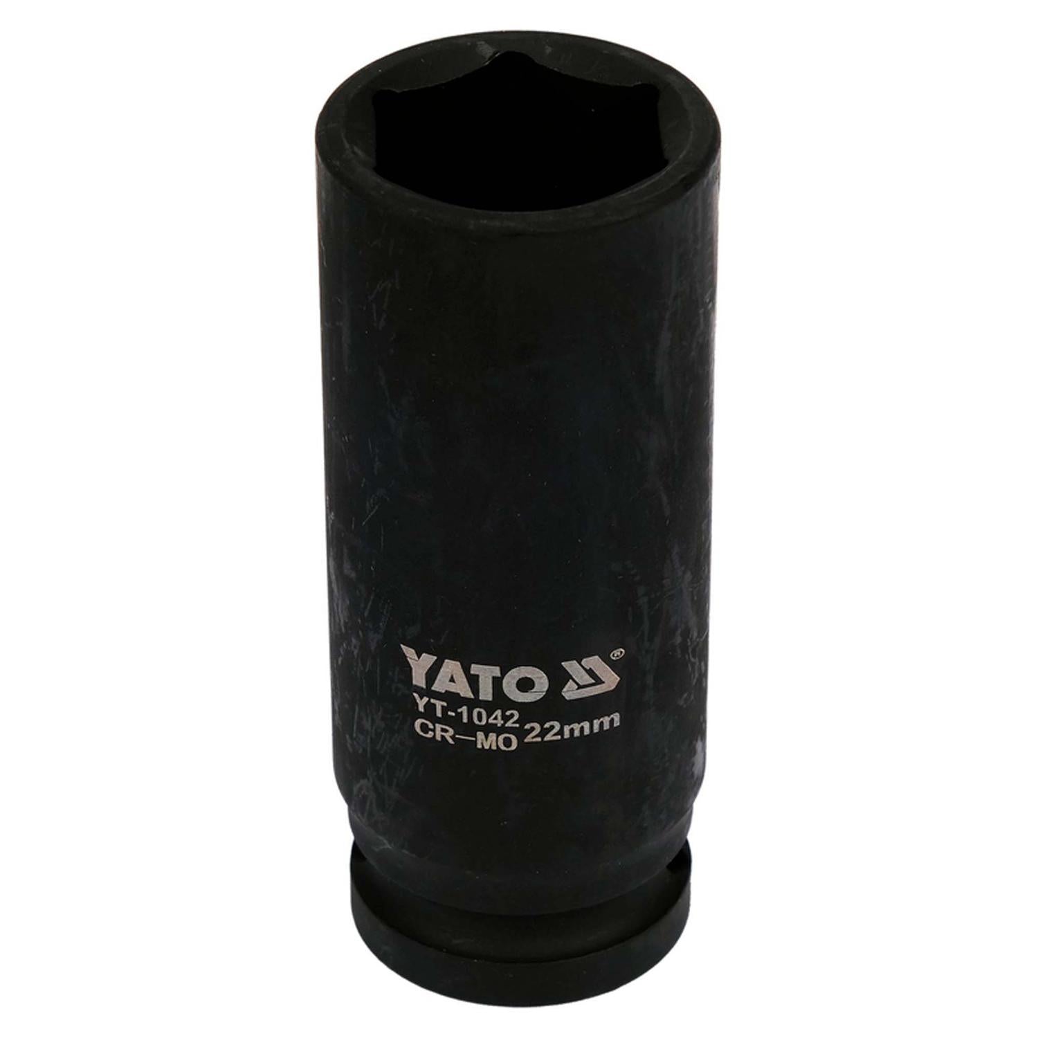 Dado De Impacto Largo Hexagonal 1/2'' 22mm - Yato - Herram.cl