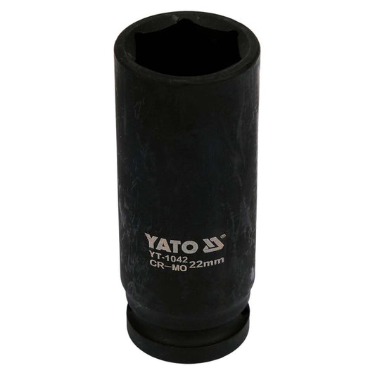 Dado De Impacto Largo Hexagonal 1/2'' 22mm - Yato - Herram.cl