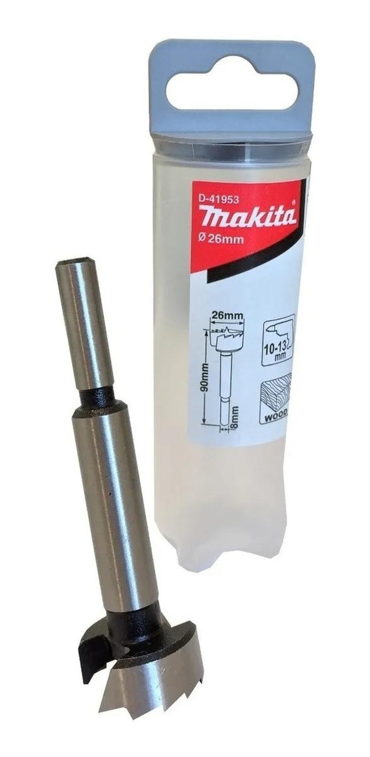 Broca Bisagra 26x90mm (Forstner) - Makita - Herram.cl