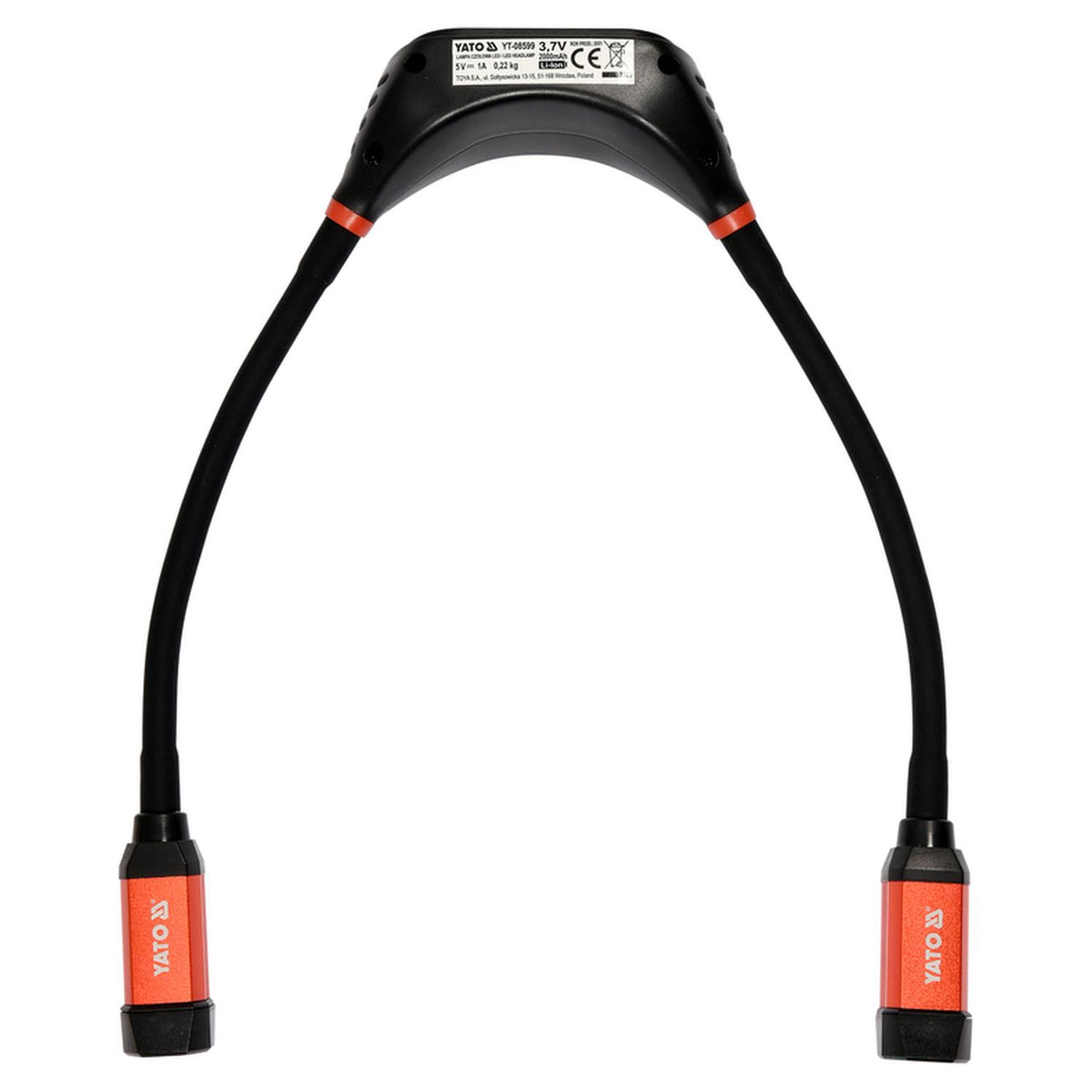Linterna LED de Cuello Recargable Yato YT-08599 300lm USB-C - Herram.cl