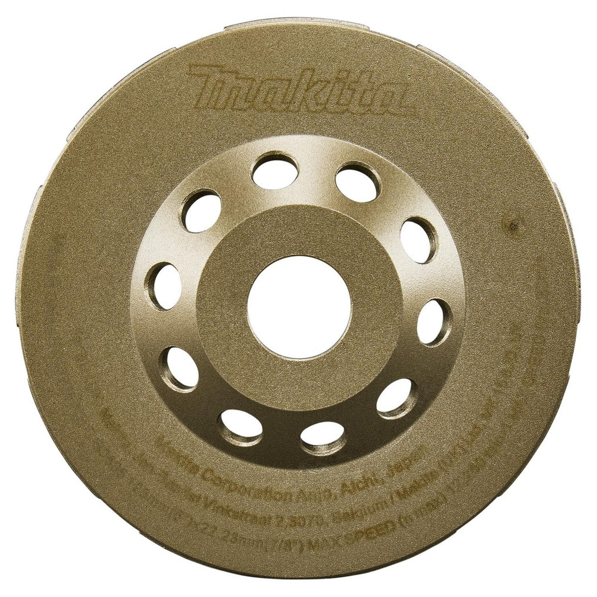 Copa Diamantada Makita D-80606 125mm Doble Segmento - Herram.cl