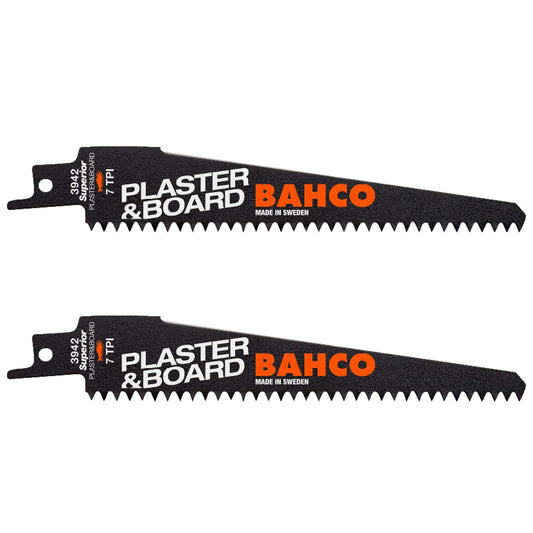 Pack 2 Hojas Sierra Sable Plaster&Board 150mm 7 TPI - Bahco - Herram.cl