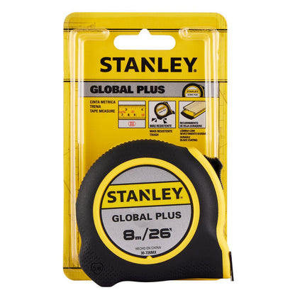 Huincha De medir Global Plus - 8m/26' - Stanley - Herram.cl