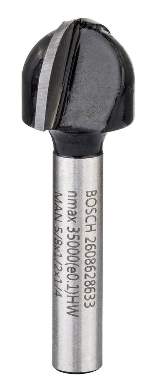 Fresa De Media Caña 1/4, R1 8mm, D 15,9mm, L 12,3mm Bosch - Herram.cl
