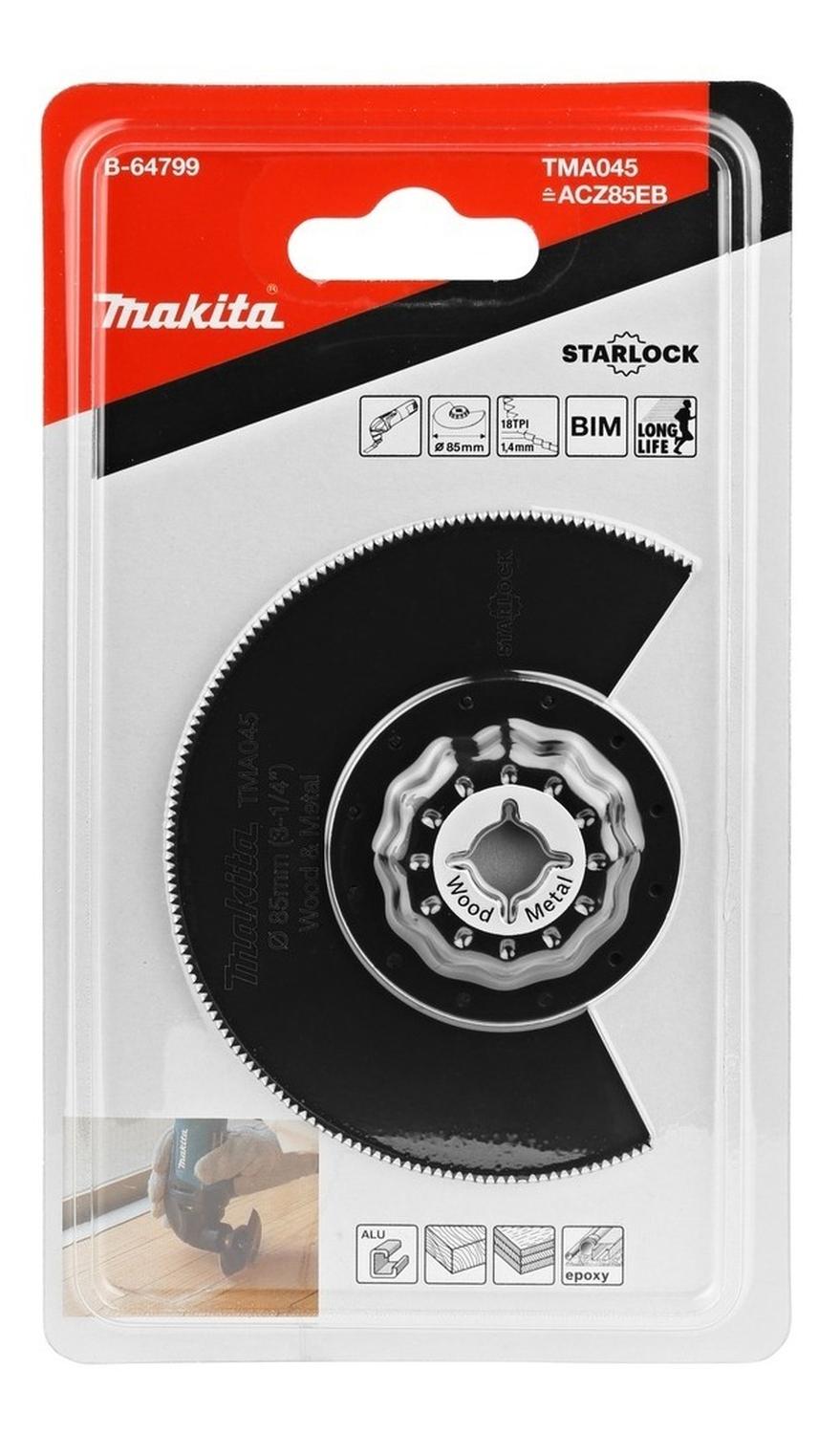 Hoja De Sierra Segmentada 85mm Starlock Tma045 - Makita - Herram.cl