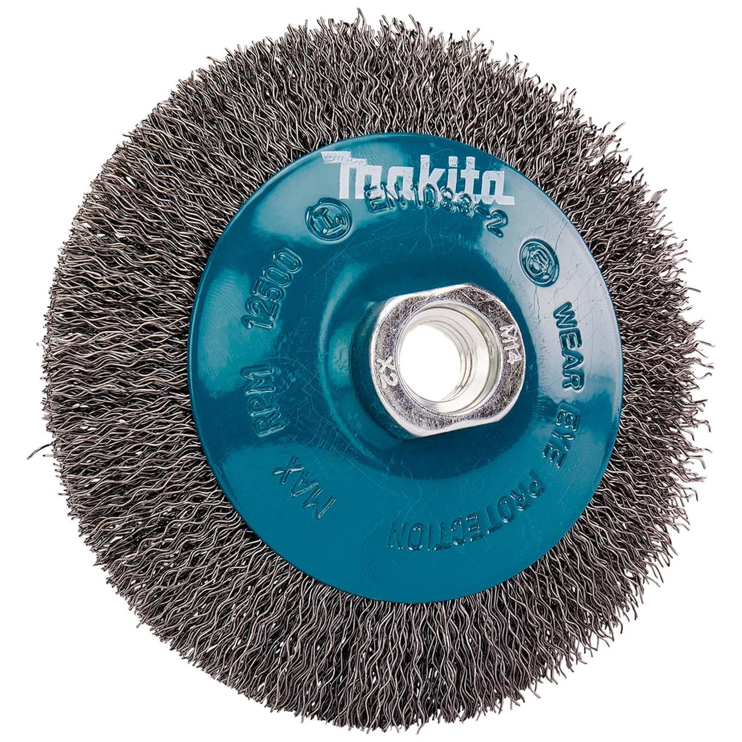 Grata Circular Cónica Acero Ondulado 115mm Toma M14 - Makita - Herram.cl