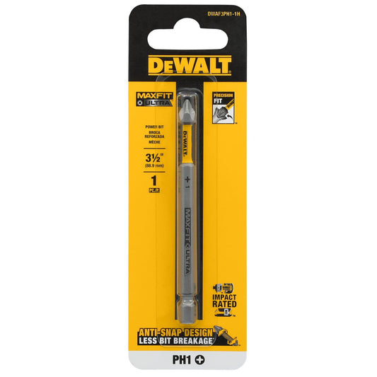 Punta Maxfit - Ultra PH1 - 3 - 1/2'' (88.9mm) - DeWALT - Herram.cl