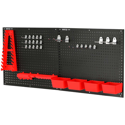 Panel Organizador de Pared YATO Metálico 34 Pzas - Herram.cl
