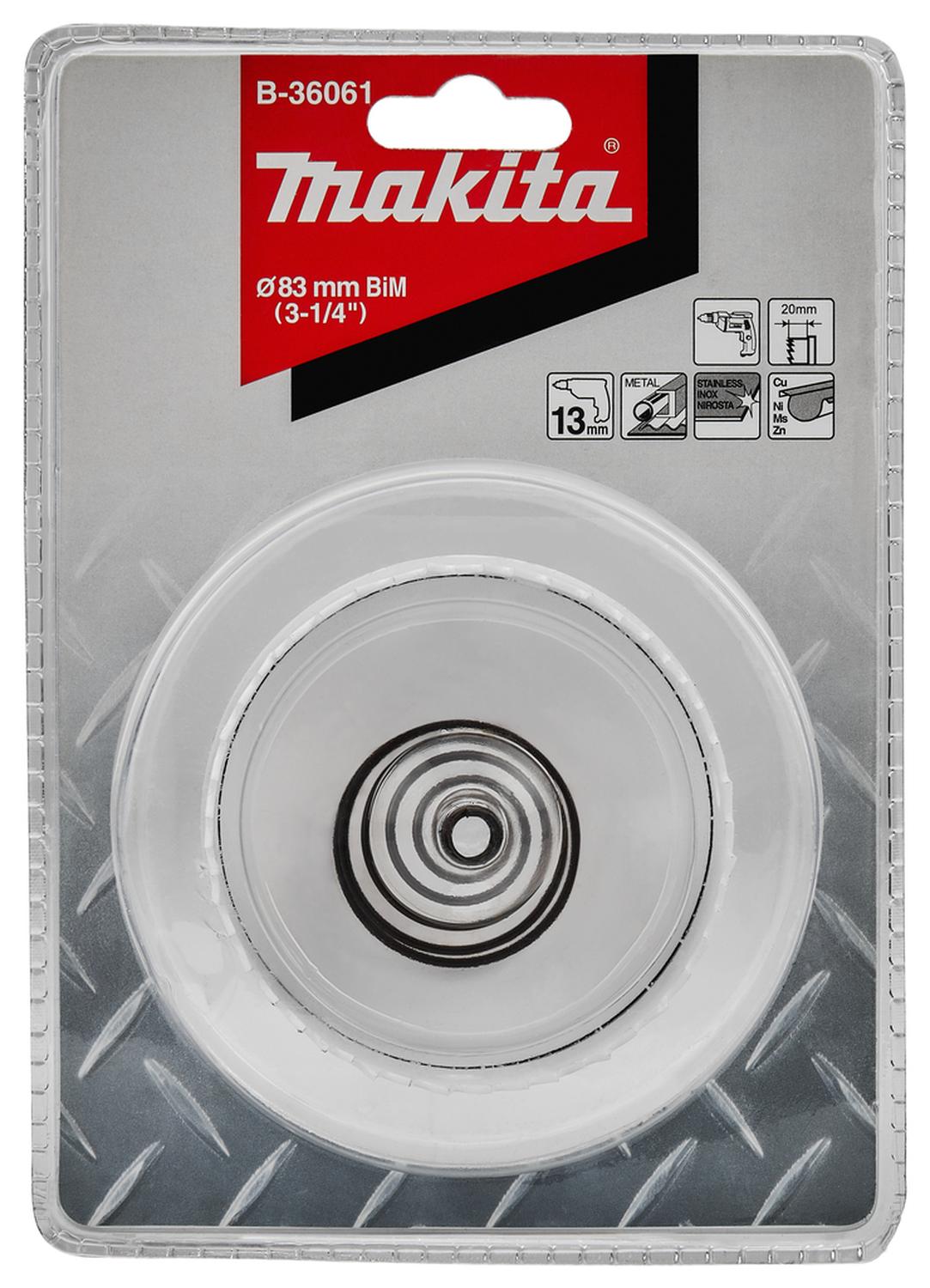 Sierra Copa Bim Acero Inox 83mm (3 1/4'') - Makita - Herram.cl