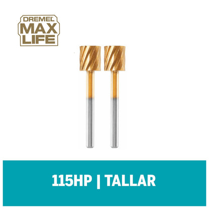 Fresa De Tallado Max Life 7.9mm 2 Pzas (115HP) - Dremel - Herram.cl