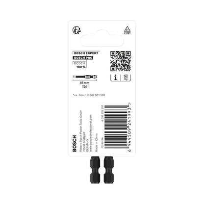 Puntas PRO Impact T20x55mm 2 Pzas - Bosch - Herram.cl