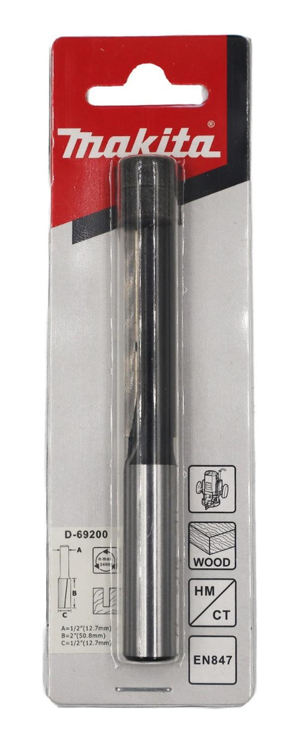 Fresa Recta 2 Filos 1/2''x2'' Toma 1/2'' - Makita - Herram.cl