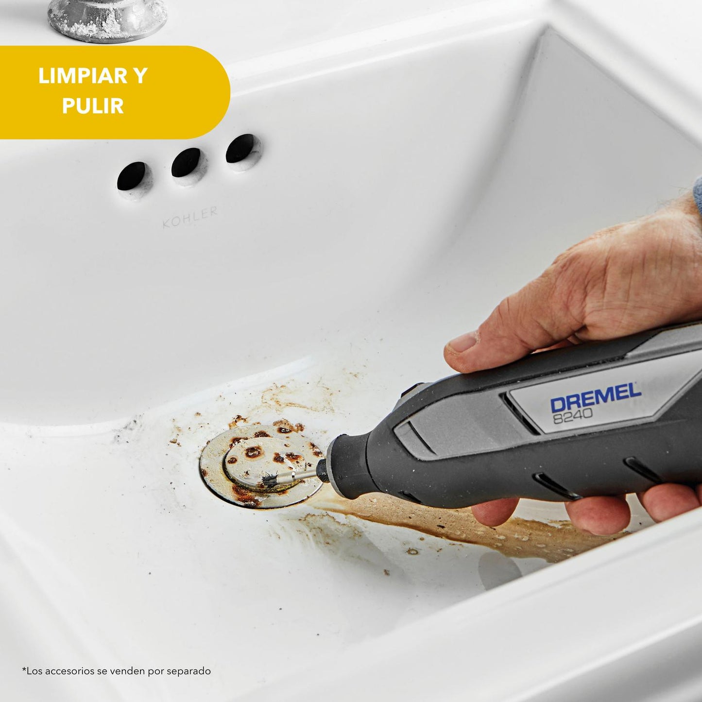 Minitorno inalámbrico DREMEL 8240 + 2 Baterías 12V 2 Ah - Herram.cl