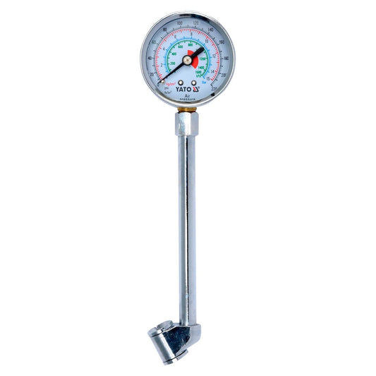 Manómetro de presión de neumáticos 0 - 220 PSI - Yato - Herram.cl