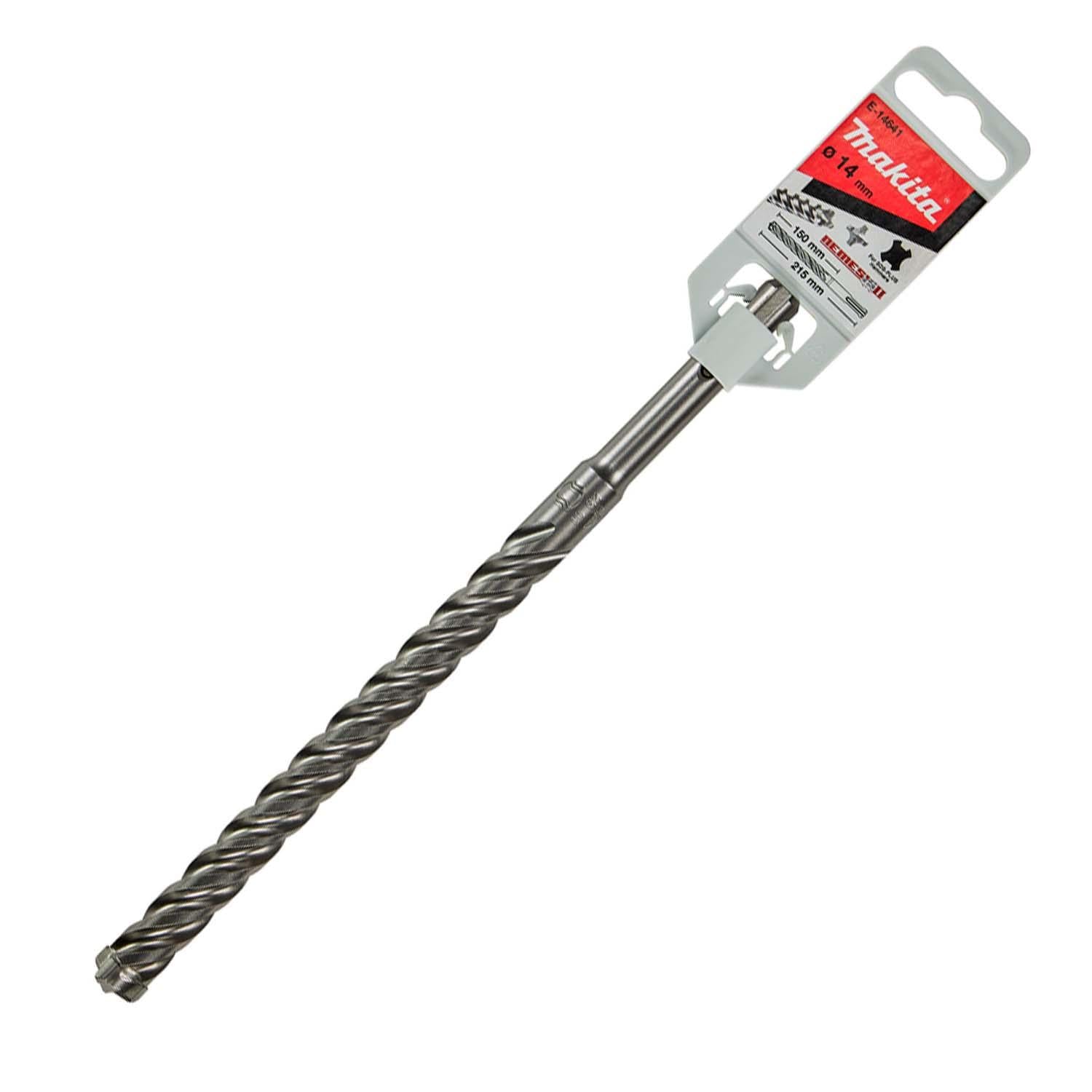 Broca SDS - Plus Nemesis II 14x215mm (4 Filos) - Makita - Herram.cl