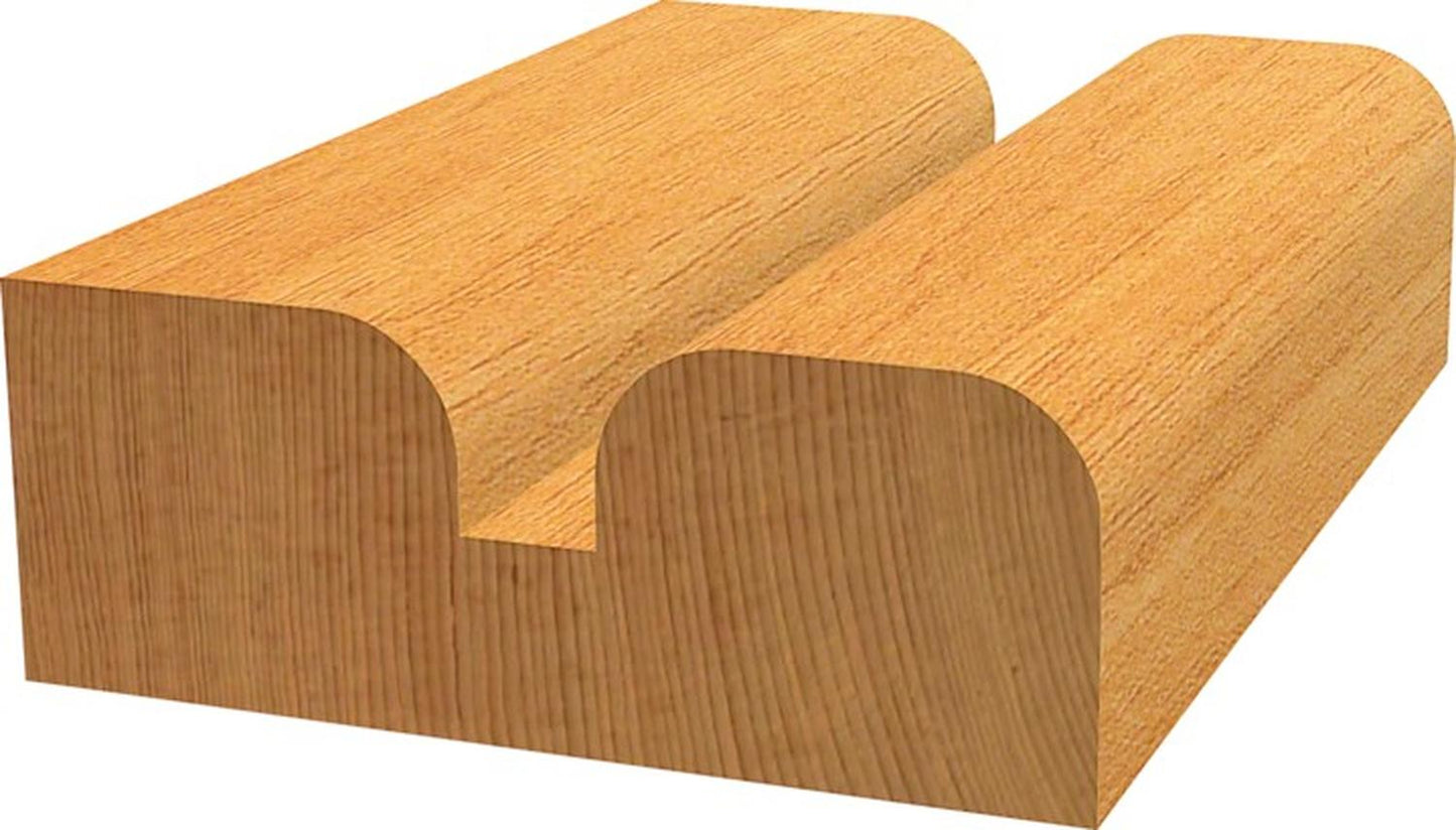 Fresa De Perfilar 1/4'', R1 6,3mm, D 25,4mm, L 14mm - Bosch - Herram.cl