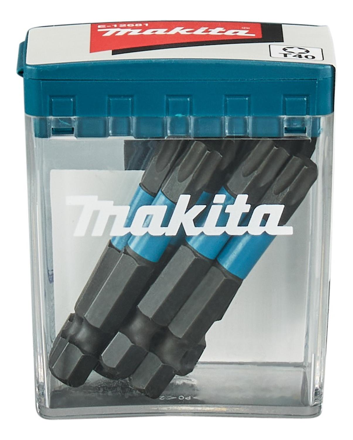 10 Puntas Impact Black T40x50mm Makita E - 12681 - Herram.cl