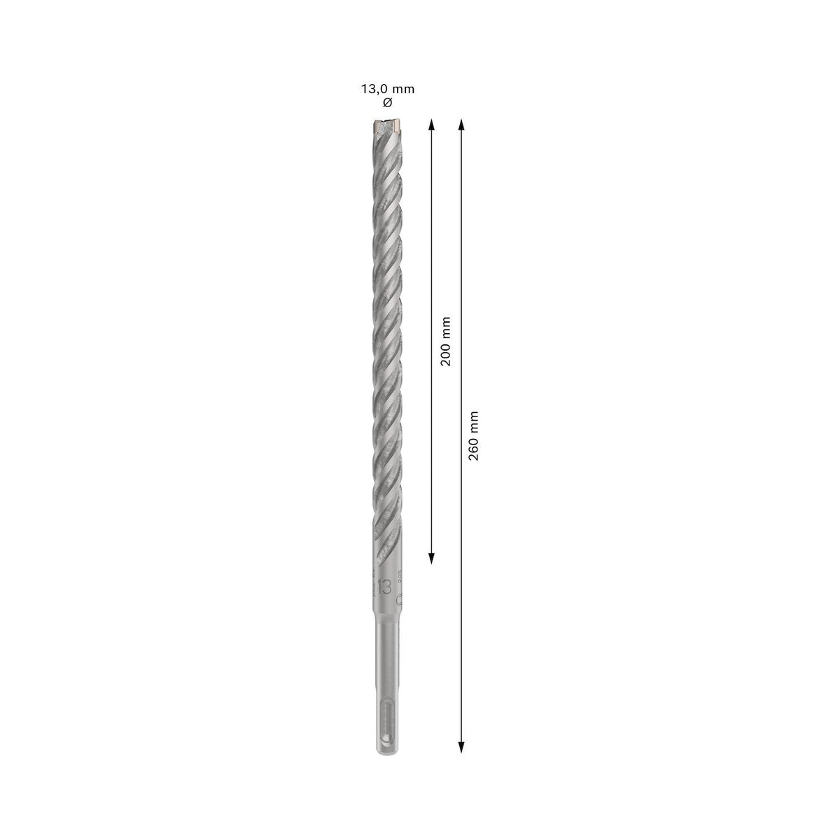 Broca Hormigón Bosch PRO SDS-Plus-5X 13x60mm 4 Filos - Herram.cl