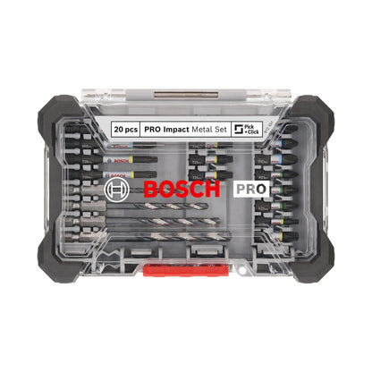 Kit Puntas y Brocas Metal PRO Impact 20 Pzas - Bosch - Herram.cl