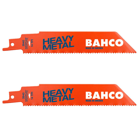 Pack 2 Hojas Sierra Sable Heavy Metal 150mm 18 TPI - Bahco - Herram.cl