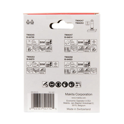 Set Multi Tool Starlock montaje 4 Pzas. - Makita - Herram.cl