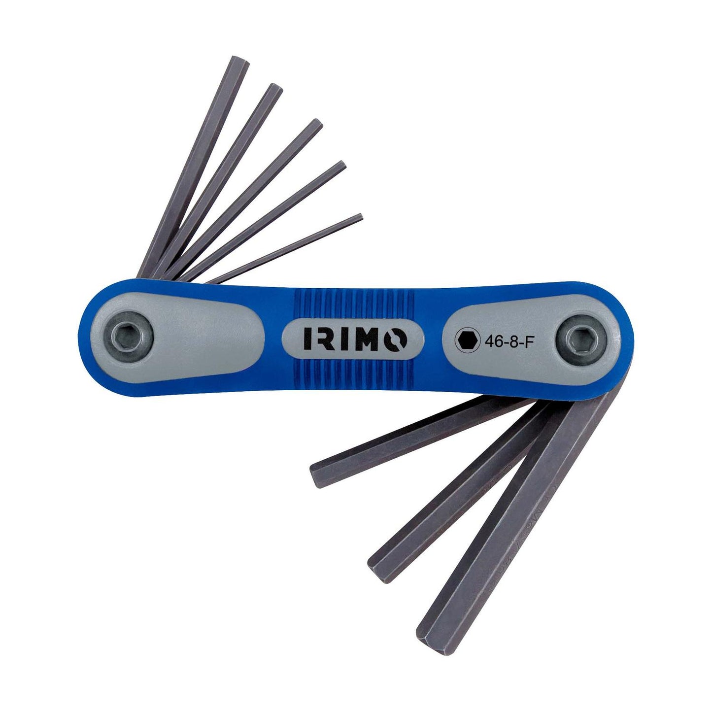 Juego de llaves tipo allen pavonadas Hex 8 Pzas - Irimo - Herram.cl