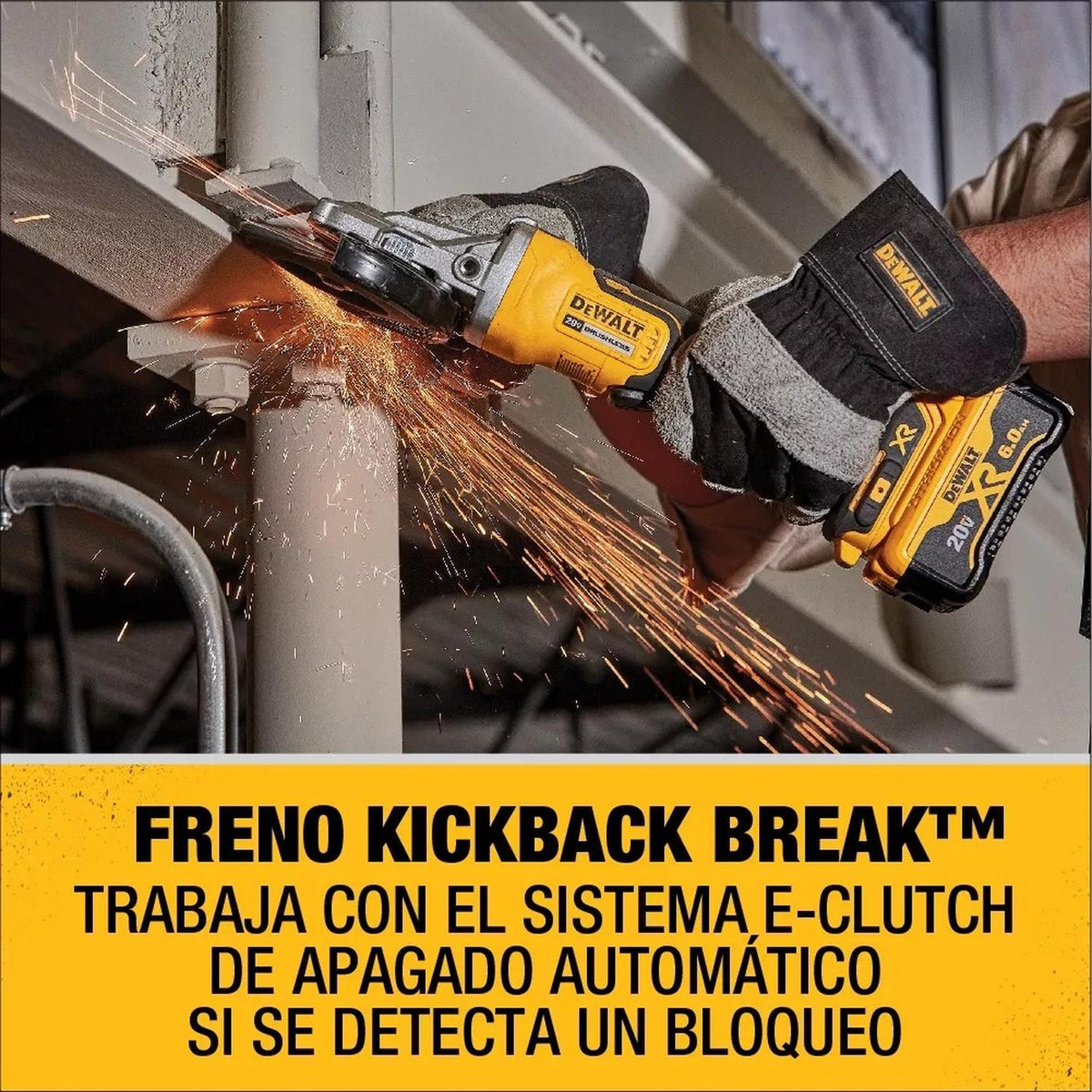 Esmeril Angular 20V Max XR 4 - 1/2'' DCG413B - B2 - DeWALT - Herram.cl