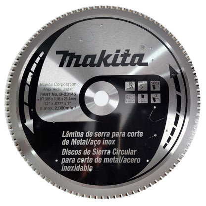 Disco de Sierra Para Metal/Inox 12''x1''x1,95mm 100D Makita - Herram.cl