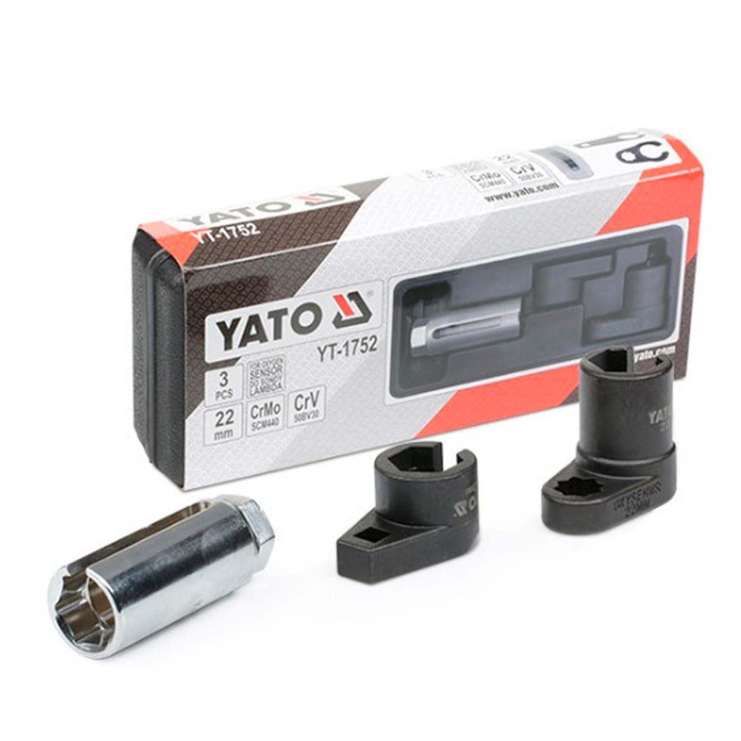 Juego De Extraccion De Sensor De Oxigeno 3 Pzas - Yato - Herram.cl