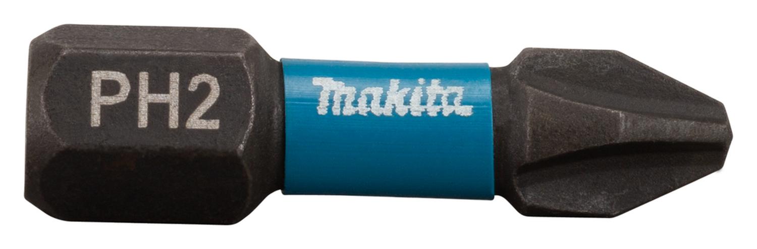 2 Puntas Impact Black Ph2 - 25mm Makita B - 63616 - Herram.cl