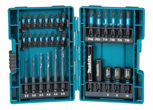 Set Puntas 33 Piezas Impact Black Makita B - 66896 - Herram.cl