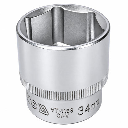 Dado Hexagonal Corto 1/2 Pulgada 34mm Yato YT-1199 - Herram.cl