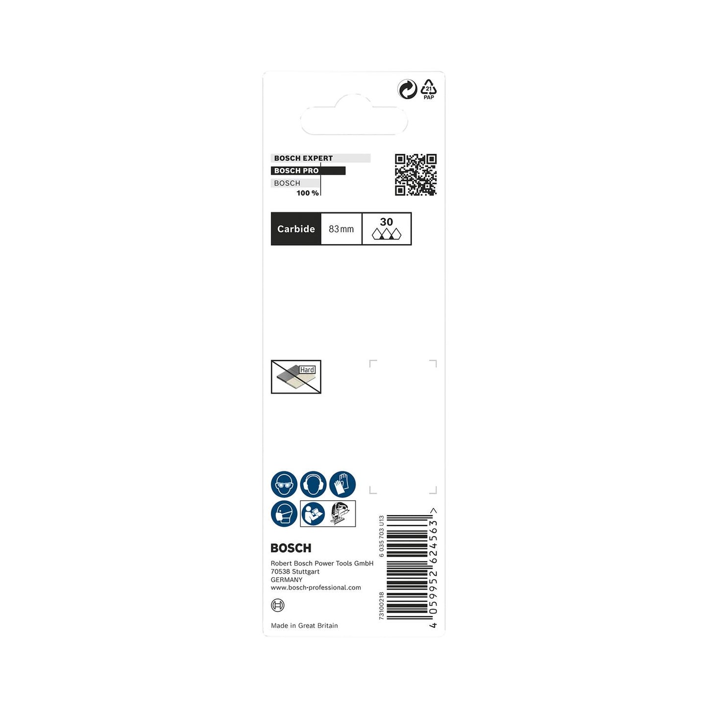 Hoja de Calar Carbide PRO Soft Tile T130RF 2 Pzas - Bosch - Herram.cl