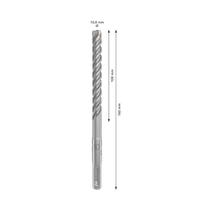 Broca Hormigón Bosch PRO SDS-Plus-5X 10x160mm 4 Filos - Herram.cl