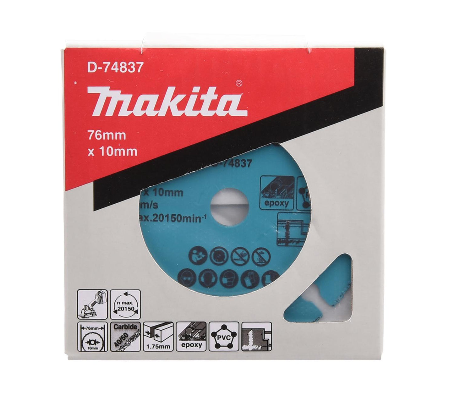 Disco de Corte Multimaterial (3'') 76x1,75x10mm - Makita - Herram.cl