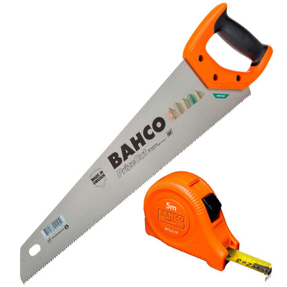 Pack Serrucho NP - 19 + Huincha Medir 5m MTG - Bahco - Herram.cl