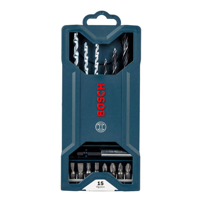Set Puntas y Brocas Mini X - Line 15 Pzas. - Bosch - Herram.cl