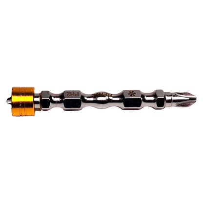 Pack 10 Punta Phillips Doble PH2x65mm Imán Premium - HEMIC - Herram.cl