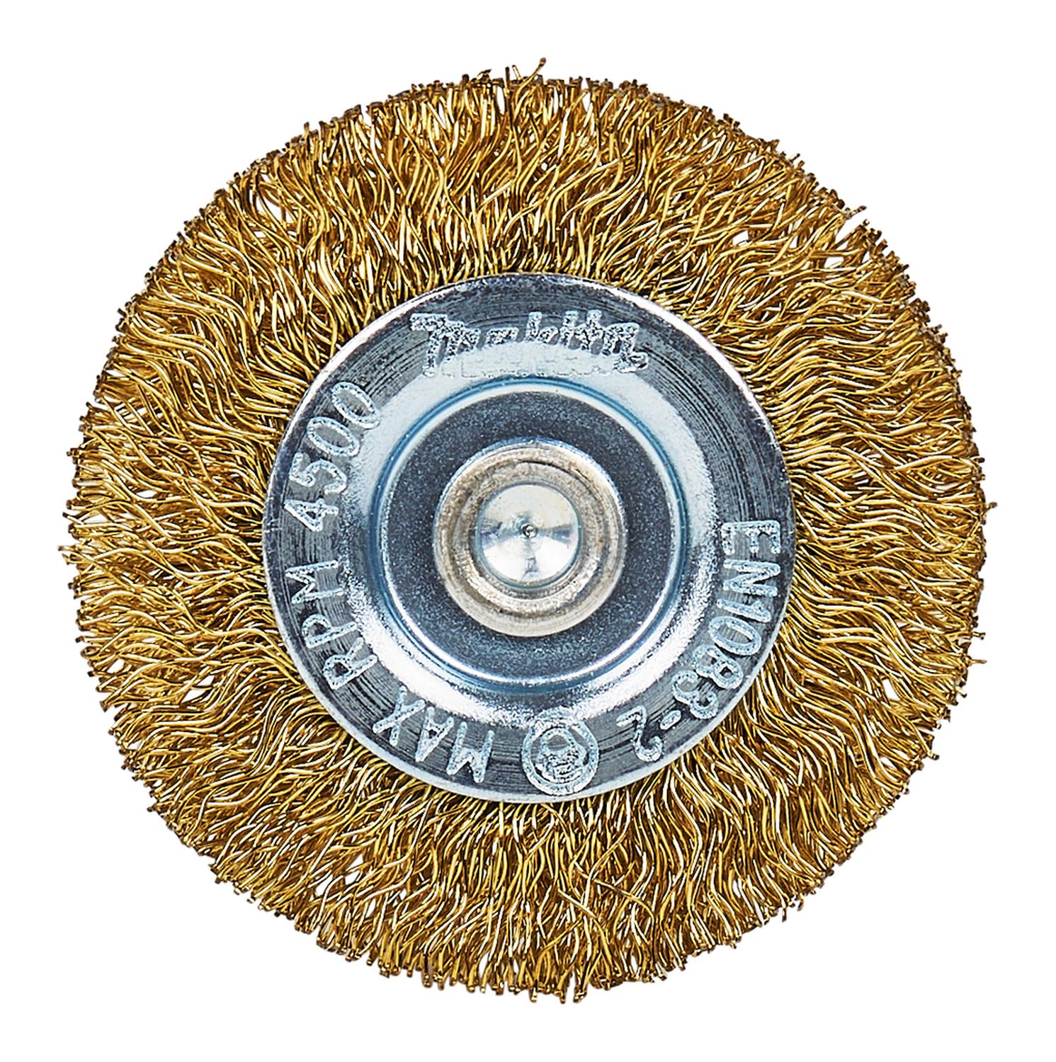 Grata Circular Latón Ondulado 50mm (2'') Toma 1/4'' - Makita - Herram.cl