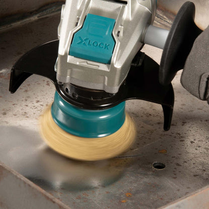 Grata Copa Latón Rizado X - LOCK 75mm (3'') - Makita - Herram.cl