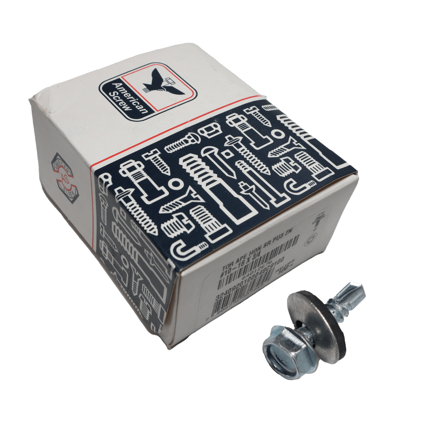 Tornillo Autoperforante10 - 16x3/4'' 100uds. American ScreW - Herram.cl