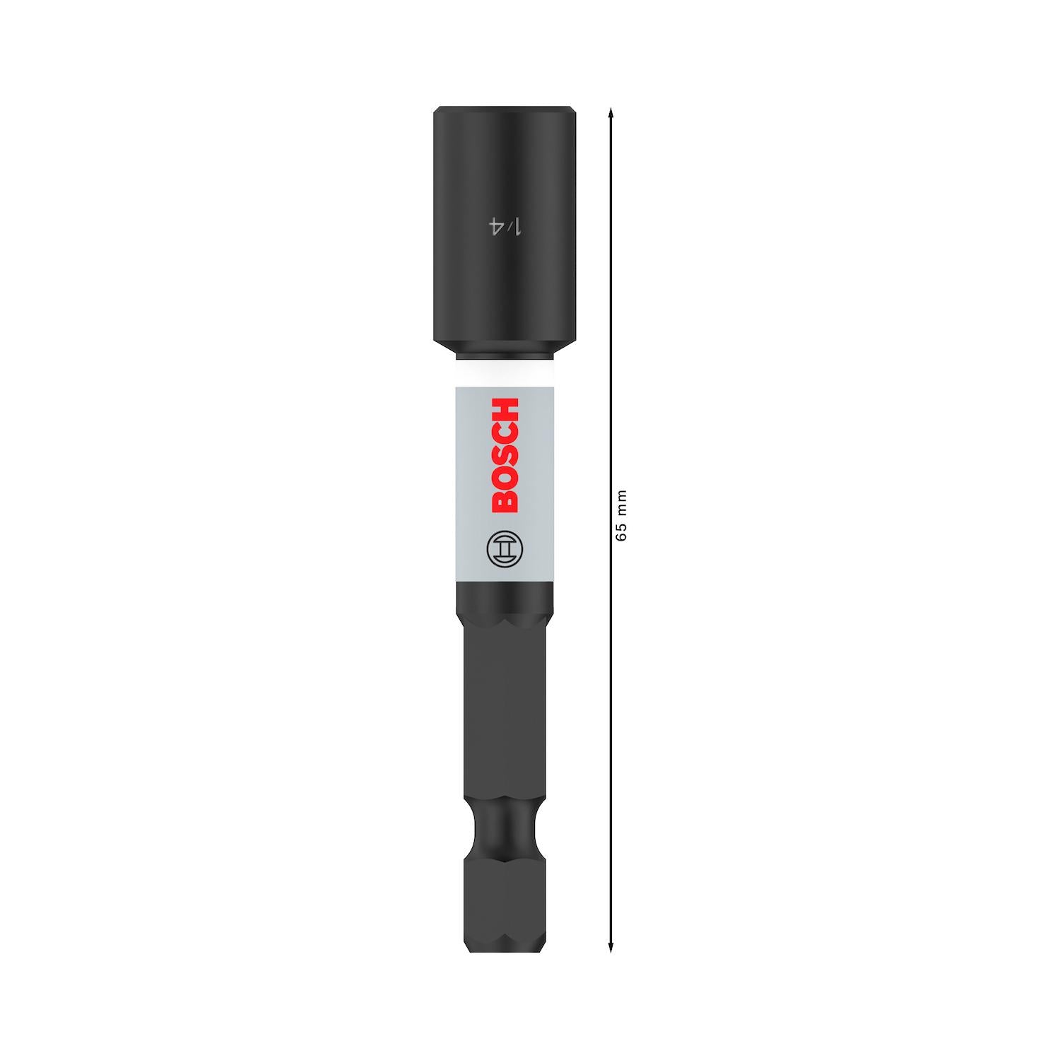 Vaso Magnético PRO Impact 1/4''x65mm - Bosch - Herram.cl