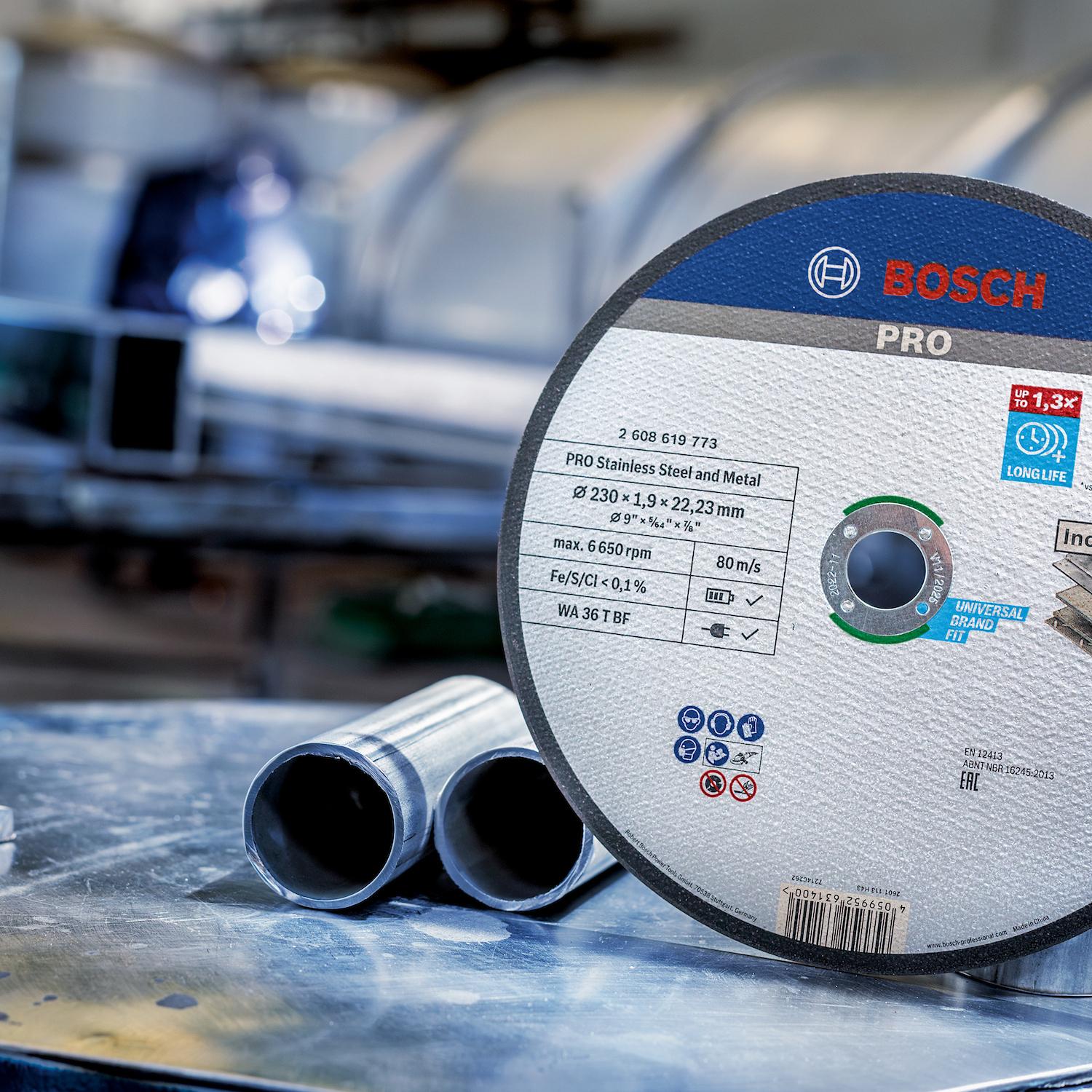 Disco de Corte PRO Inox & Metal 7''x1,6mm - Bosch - Herram.cl