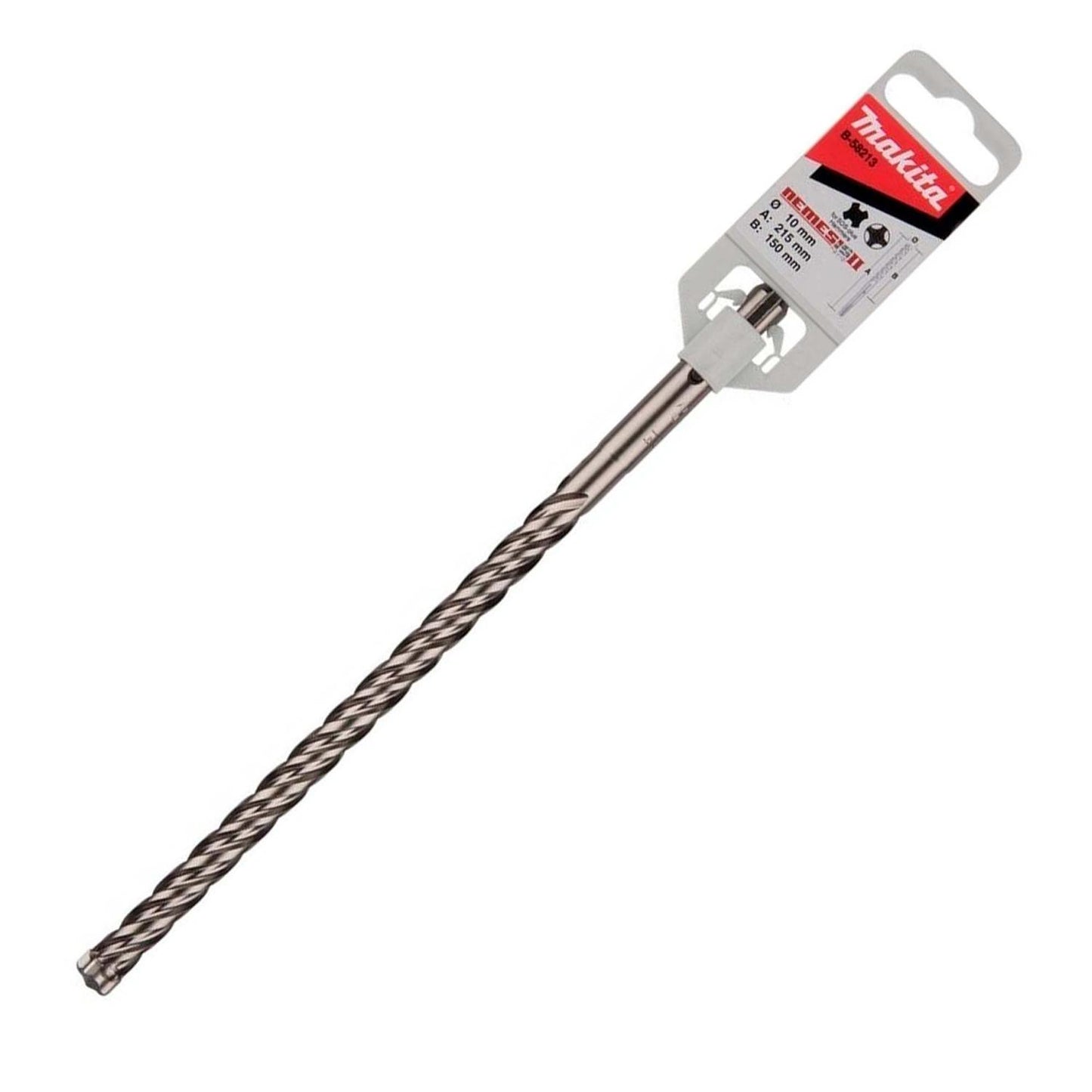 Broca SDS - Plus Nemesis II 10x215mm (4 Filos) - Makita - Herram.cl