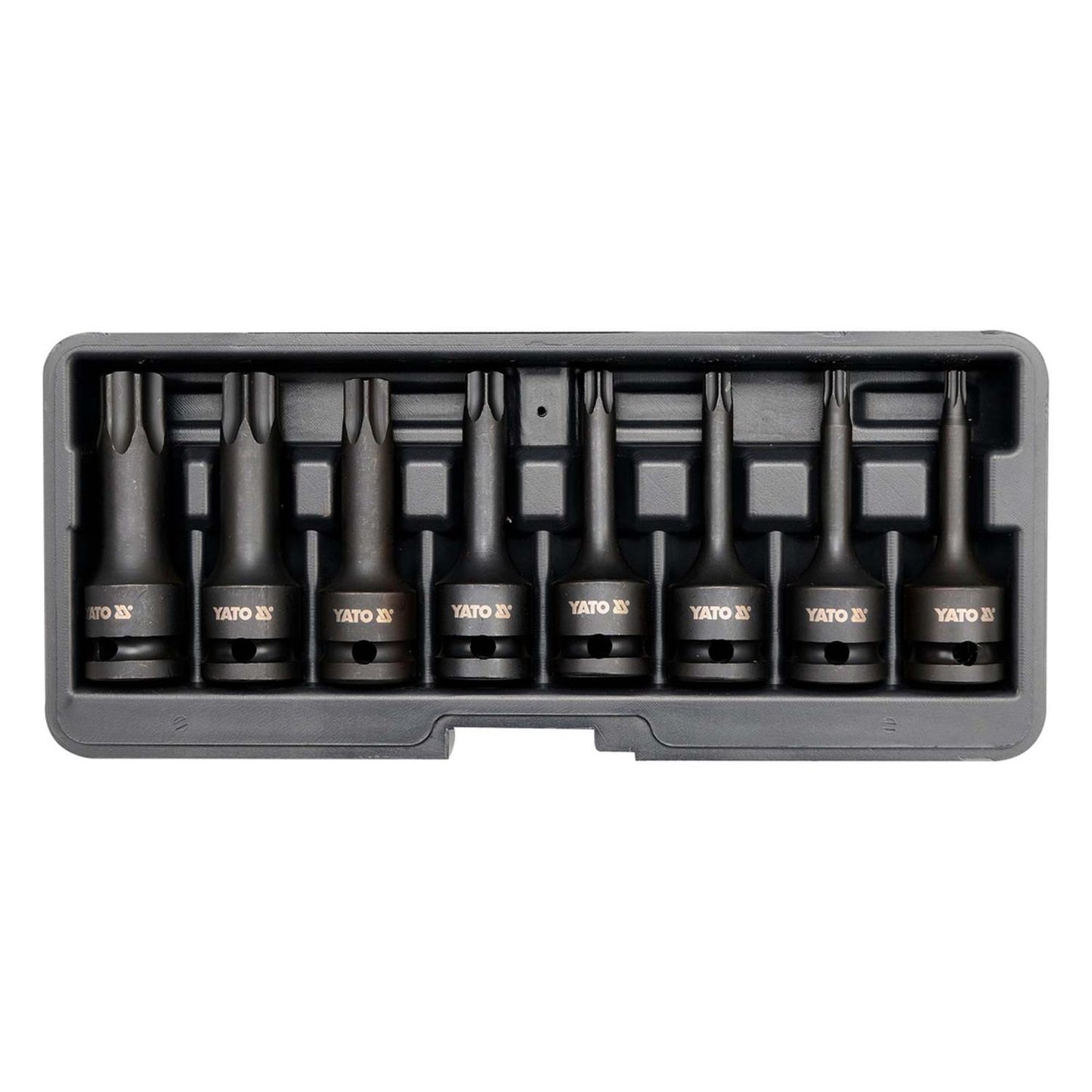 Juego de dados de impacto Torx 1/2'', 8 pzas. - Yato - Herram.cl