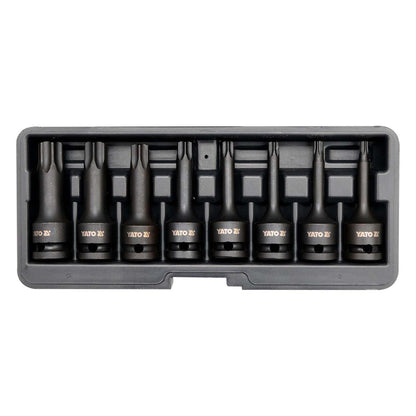 Juego de dados de impacto Torx 1/2'', 8 pzas. - Yato - Herram.cl